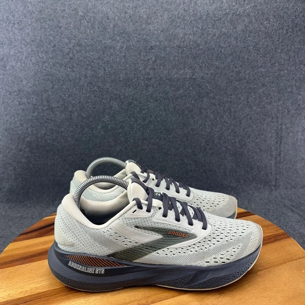 Brooks Adrenaline GTS 24 Women's Size 9 Grey Running Shoes Sneakers 1204261B030